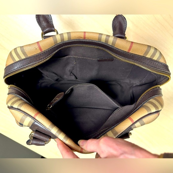 WOW - Authentic Burberry Satchel = GREAT FOR DATE NIGHT OR GIRL NIGHT OUT! WOW!! - Picture 7 of 14